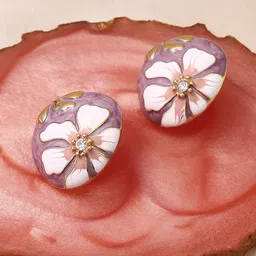SOHI Contemporary Studs Earrings-image-62