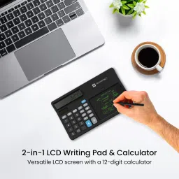 Portronics Ruffpad Calc 2 digital calculator with lcd writing pad image 2