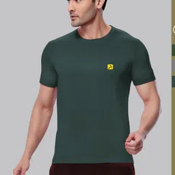 Amul Comfy Men Pack of 3 Cotton Solid T-shirt-picture-14