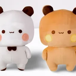Bubu Dudu 25cm Brown and White Plush Toy for Kids - Adorable Cuddly Companion - 25 cm-image-35
