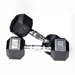HackerX Set Of 2 Fixed Weight Dumbbell - 7.5Kg Each-55