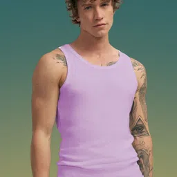 Uniplanet store Gym Vests VANumber UVM-PL1-PURPLE-S-57
