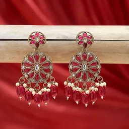 Fida Geometric Chandbalis Earrings-8