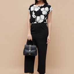 CODE by Lifestyle Women Cowl Neck Printed Basic Jumpsuit-picture-6