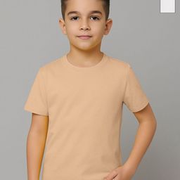FBAR Boys Pack Of 2 Round Neck Regular Sleeves Pure Cotton Regular Fit T-shirts-picture-20