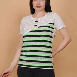 POLLOLOCO Women Printed T-shirt-image-43