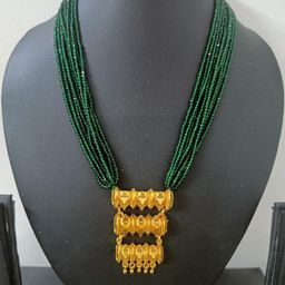 Gorkhastyle Women Green Necklace and Chains-image-17