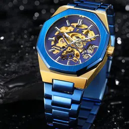 FORSINING Men Dial & Stainless Steel Straps Reset Time Watch FSG8198M4T1-image-82