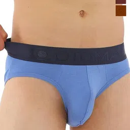OTOMAN Pack Of 3 Mid Rise Basic Briefs 3-SOLID-BRIEF-MULTI-S-picture-6