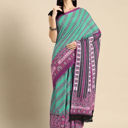 BUTA BUTI Floral Pure Cotton Saree-image-94