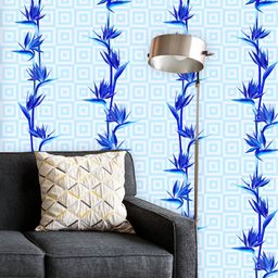 ArtzFolio Printed UV-Resistant Anti-Bacterial Vivid African Crane Flower Peel & Stick Wallpaper-image-92