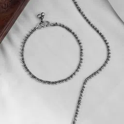 Voylla Silver-Plated Anklet-image-94