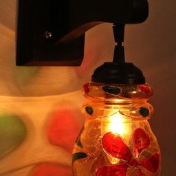SOMIL Multi Glass Cylinder Printed Wall Lamps-picture-3