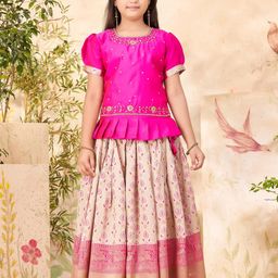 Muhuratam Ready To Wear Art Silk Lehenga Choli-image-48