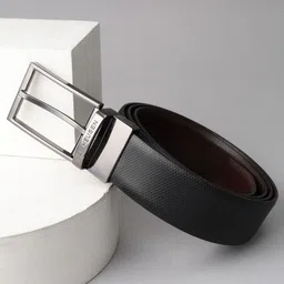 Van Heusen Men Textured Leather Formal Belt-image-64