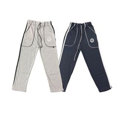 IndiCrafts Boys Set Of 2 Solid Cotton Track Pants-picture-40