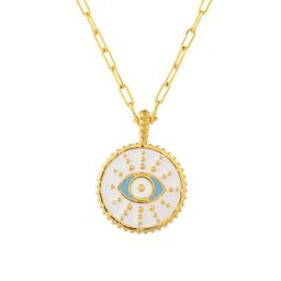 Voylla Gold-Plated Circular Pendants with Chains image 4