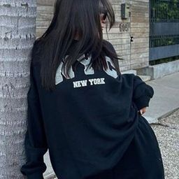 StyleCast x Revolte Women Printed Oversized Sweatshirt-picture-36