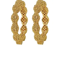 Anouk Set Of 2 Gold Plated StuddedBangles-50