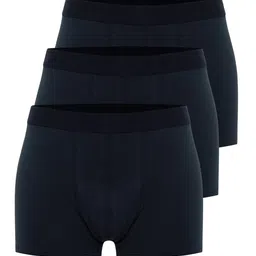 Trendyol Pack Of 3 Trunks 1043121597-Navy Blue-46