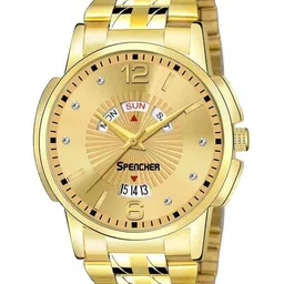 SPENCHER Men Stainless Steel Bracelet Style Analogue Multi Function Watch Spencher 440-61