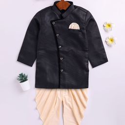 JBN Creation Boys Self-Design Sherwani Set-0