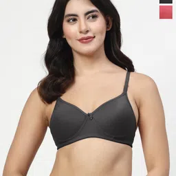 LILY mfruomalg Women Pack Of 2 Full Coverage Lightly Padded Bra-10