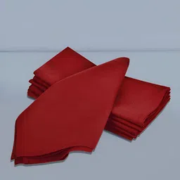 StyleMyWay 6Pcs Maroon Cotton Table Napkins-56