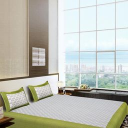 E Elma Unisex Green Bedsheets-image-77