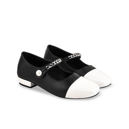 Stylestry Block Pumps with Bows-22
