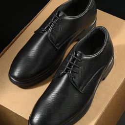 DESIDERIO Men Leather Derbys-image-65