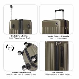 TIMUS Neolite Set Of 2 Textured Hard-Sided Trolley Bag image 4