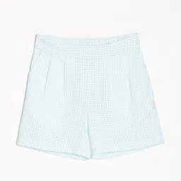 Allen Solly Girls Striped Checked Shorts-image-52