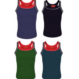 Cupatex Boys Pack Of 4 Combed Cotton Gym Vests KIDS_GYM_P4_1-image-95