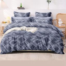RADECOR Blue Queen Bedsheets-image-5