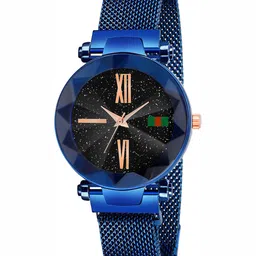 Gopal Shopcart Unisex Embellished Dial & Stainless Steel Bracelet Style Straps Analogue Watch-image-75