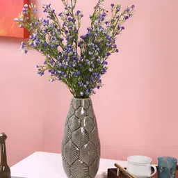 TAYHAA Purple 2 Pieces Gypsophilia Artificial Flower With Pot-22