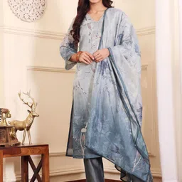all about you Women Floral Printed Kurta with Trousers & Dupatta-picture-11