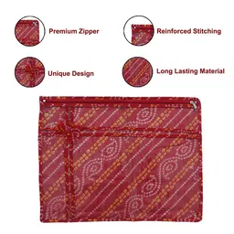 Kuber Industries Red Set of 3 Regular Multi-Utility Organisers image 4