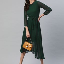 CORSICA Georgette Fit & Flare Dress-picture-30