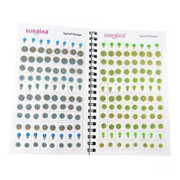 Sunaina Self-Adhesive Stone Studded Bindi Book- 948 Pcs-25