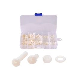 Nylon Screw Nut Washer Assortment Kit M2 M2.5 M3 M4 M5 Nylon Screws Nuts WashersNylon Fastener Kit With Plastic Storage Box Nylon Hardware Set For Electronics Model Making and DIY Projects - RS2794Nylon Screw Nut Washer Assortment Kit M2 M2.5 M3 M4 M5 Nylon Screws Nuts WashersNylon Fastener Kit With Plastic Storage Box Nylon Hardware Set For Electronics Model Making and DIY Projects - RS2794 image 3