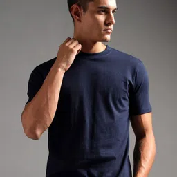 URBANICE Men Solid Round Neck T-shirt-image-40