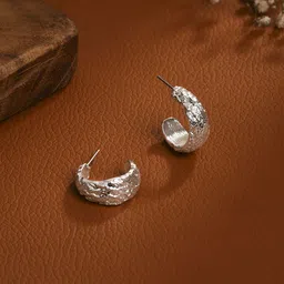 Accessorize Circular Half Hoop Earrings-47