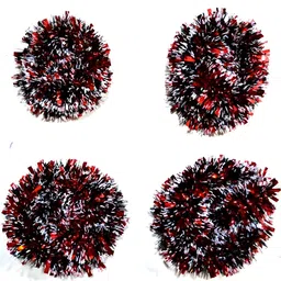 CraftVatika Red & White Christmas Xmas Tree Decoration-16