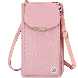 NFI essentials Floral Textured PU Bucket Sling Bag-image-57