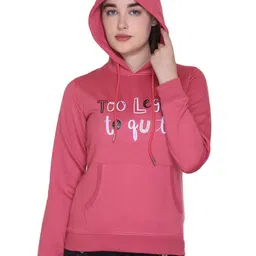 A & Y Women Printed Hooded Sweatshirt-image-54