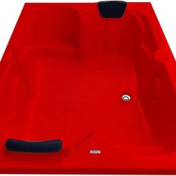Acrylic 6 Feet Fixed Bathtub for adults - Red Alcove Bathtub-image-82