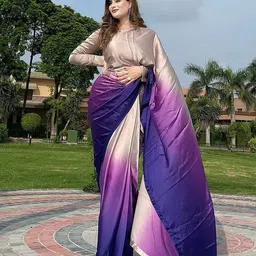 PYOS Ombre Satin Designer Saree-picture-40