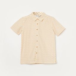 Fame Forever by Lifestyle Boys Checked Spread Collar Cotton Shirt-image-51